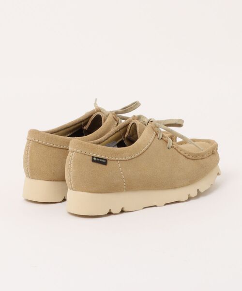 Clarks(クラークス)の「Clarks/クラークス/Wallabee GTX(モカシン/デッキシューズ・レディース・ベージュ/ブラック・5.5/5)」の3枚目の写真