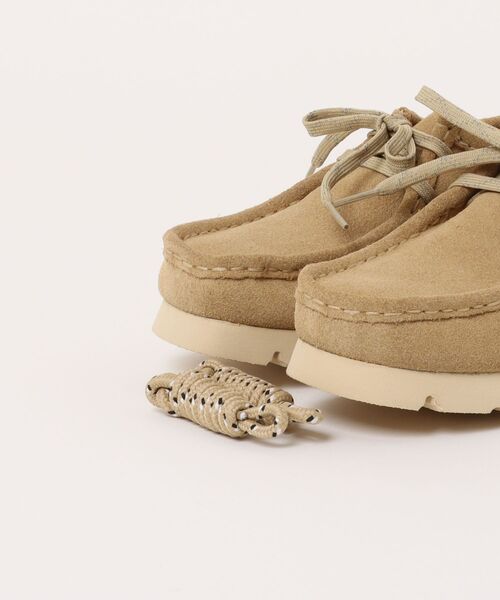 Clarks(クラークス)の「Clarks/クラークス/Wallabee GTX(モカシン/デッキシューズ・レディース・ベージュ/ブラック・5.5/5)」の5枚目の写真