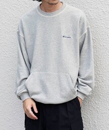 Champion（チャンピオン）の「【SHIPS any別注】Champion: ワンポイント ロゴ 刺繍 ステッチ リラックス スウェット◆（スウェット）」