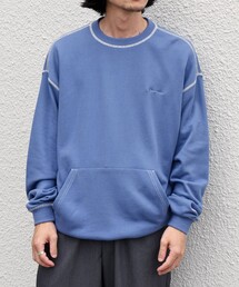 Champion（チャンピオン）の「【SHIPS any別注】Champion: ワンポイント ロゴ 刺繍 ステッチ リラックス スウェット◆（スウェット）」