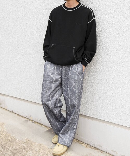 Champion（チャンピオン）の「【SHIPS any別注】Champion: ワンポイント ロゴ 刺繍 ステッチ リラックス スウェット◇（スウェット・メンズ・ブラック/ブルー/ナチュラル/グレー/レッド・SMALL/MEDIUM/LARGE/X-LARGE）」の8枚目の写真