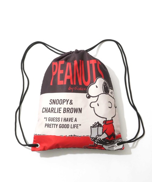 PEANUTS（ピーナッツ）の「【PEANUTS / ピーナッツ】スヌーピー アートワーク デザイン ナップサック（バックパック/リュック・メンズ・F/E/D/A/B/C・FREE）」の15枚目の写真