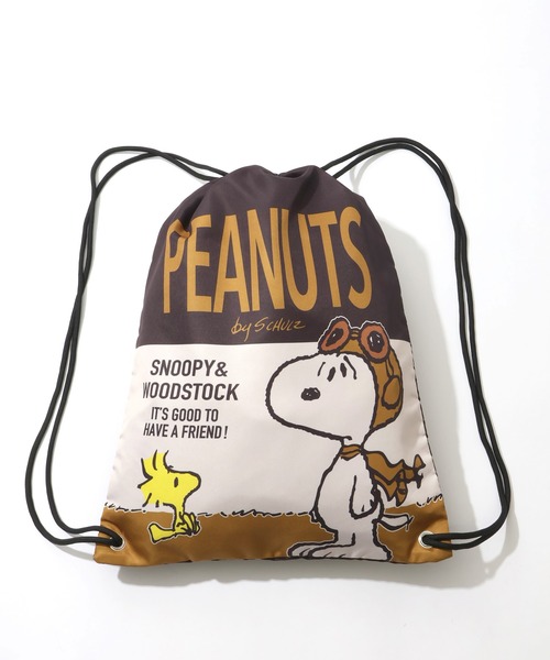PEANUTS（ピーナッツ）の「【PEANUTS / ピーナッツ】スヌーピー アートワーク デザイン ナップサック（バックパック/リュック・メンズ・F/E/D/A/B/C・FREE）」の10枚目の写真