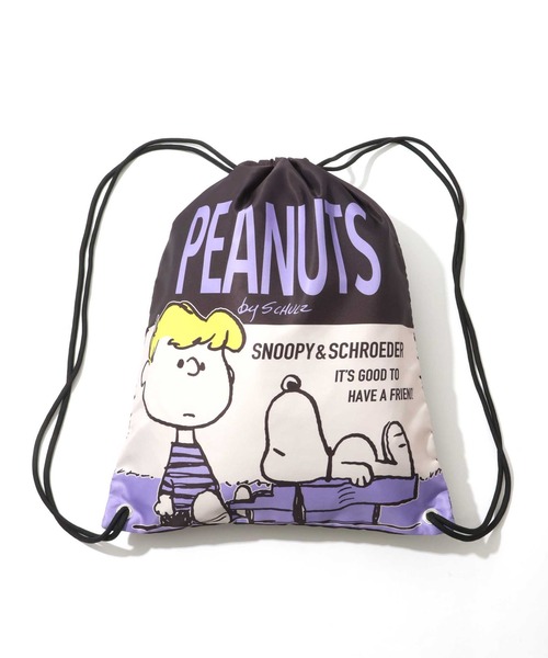 PEANUTS（ピーナッツ）の「【PEANUTS / ピーナッツ】スヌーピー アートワーク デザイン ナップサック（バックパック/リュック・メンズ・F/E/D/A/B/C・FREE）」の19枚目の写真
