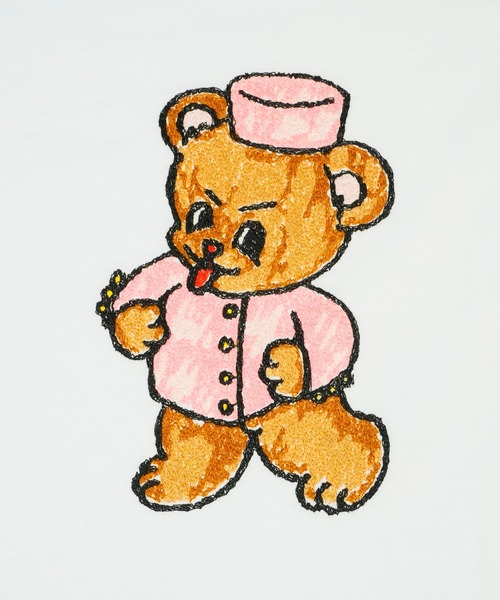 MSGM(エムエスジーエム)の「MSGM LOBBY BEAR Tシャツ(Tシャツ/カットソー・メンズ・ホワイト/ブラック・S/M/XS/XL/L)」の5枚目の写真