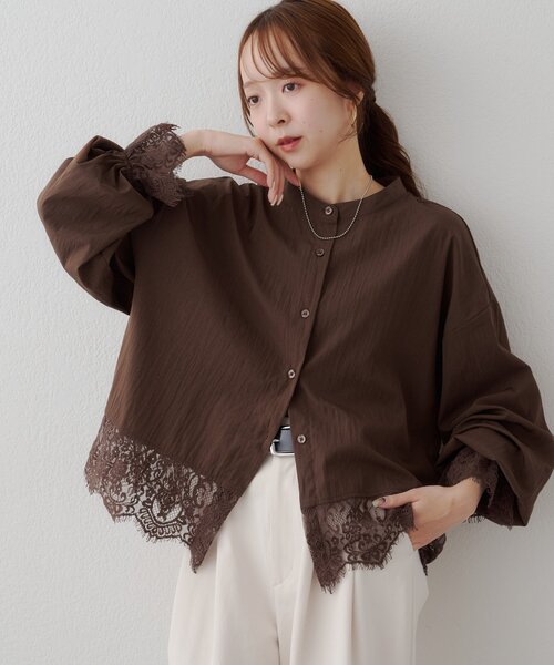 [WEB限定] R‑slim blouse