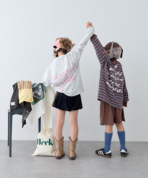 CIAOPANIC TYPY(チャオパニックティピー)の「【KIDS】5枚セットアソートロゴロンTee【WEEKロンTee】(Tシャツ/カットソー・キッズ・その他・150/130/110)」の9枚目の写真