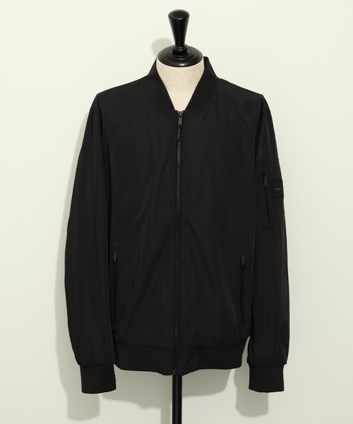 Calvin Klein（カルバン・クライン）の「【Calvin Klein/カルバンクライン】ELIAS MEMORY BOMBER/ライトウェイト ジップアップ ボンバージャケット（MA-1・メンズ・ブラック/オリーブ・S/M/XL/L）」の10枚目の写真