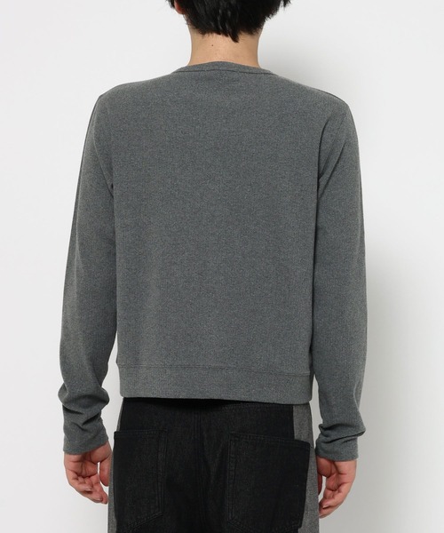 RAGEBLUE(レイジブルー)の「COMPACT CREW NECK CARDIGAN/コンパクトクルーネックカーディガン(カーディガン/ボレロ・メンズ・グレー/ブラック・MEDIUM/LARGE)」の9枚目の写真