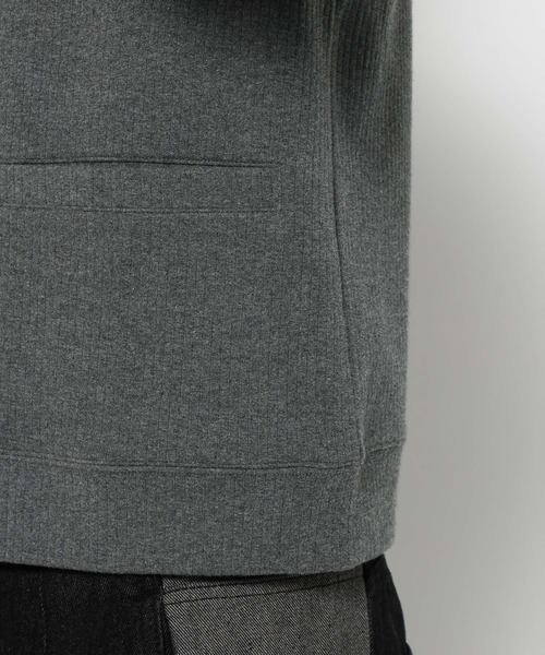 RAGEBLUE(レイジブルー)の「COMPACT CREW NECK CARDIGAN/コンパクトクルーネックカーディガン(カーディガン/ボレロ・メンズ・グレー/ブラック・MEDIUM/LARGE)」の6枚目の写真
