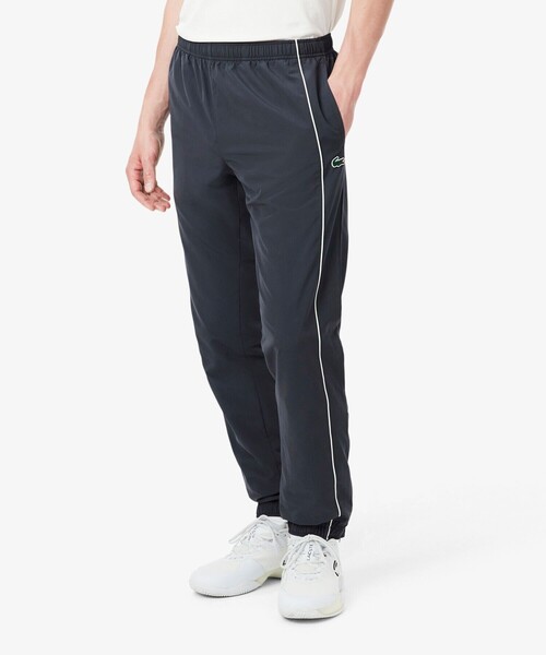 配色パイピング撥水トラックパンツ（スウェットパンツ）｜LACOSTE