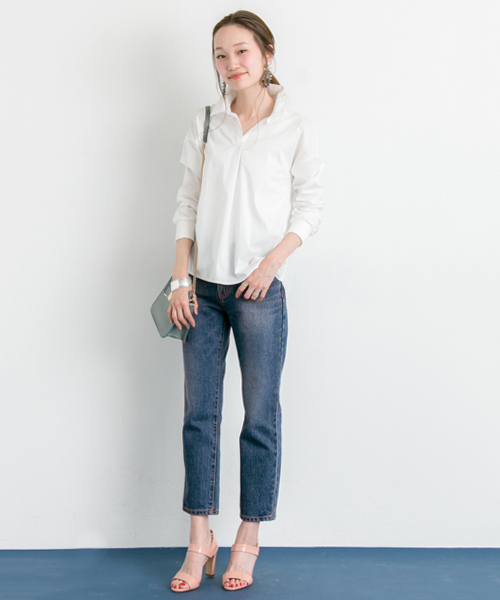 LUC DNM （ラックデニム）の「LUCDNM BOYS STRAIGHT（デニムパンツ・レディース・インディゴブルー・MEDIUM/LARGE/SMALL）」の2枚目の写真