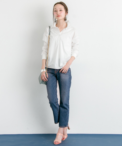 LUC DNM （ラックデニム）の「LUCDNM BOYS STRAIGHT（デニムパンツ・レディース・インディゴブルー・MEDIUM/LARGE/SMALL）」の3枚目の写真