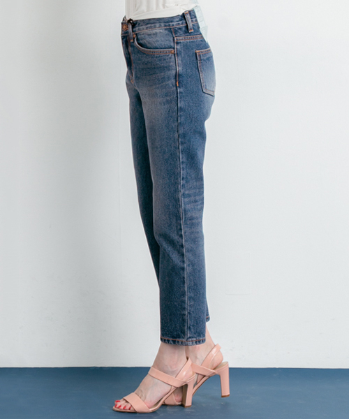 LUC DNM （ラックデニム）の「LUCDNM BOYS STRAIGHT（デニムパンツ・レディース・インディゴブルー・MEDIUM/LARGE/SMALL）」の5枚目の写真