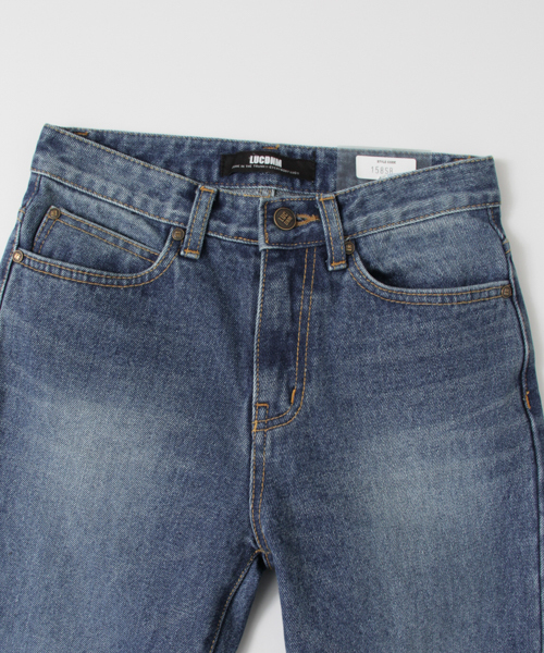 LUC DNM （ラックデニム）の「LUCDNM BOYS STRAIGHT（デニムパンツ・レディース・インディゴブルー・MEDIUM/LARGE/SMALL）」の16枚目の写真