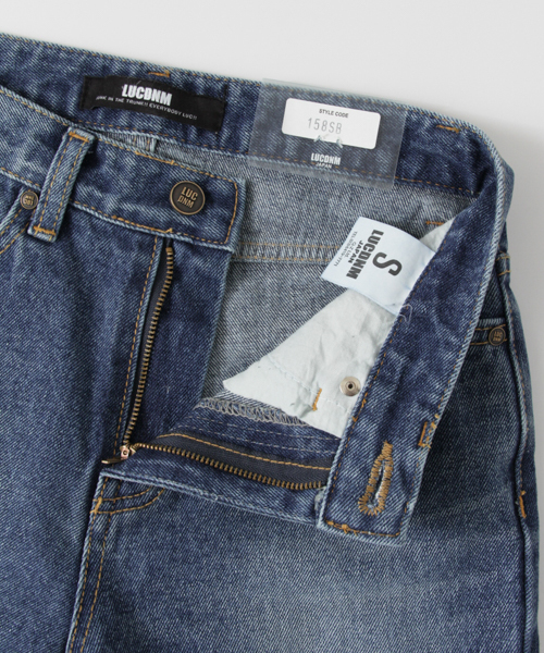 LUC DNM （ラックデニム）の「LUCDNM BOYS STRAIGHT（デニムパンツ・レディース・インディゴブルー・MEDIUM/LARGE/SMALL）」の18枚目の写真