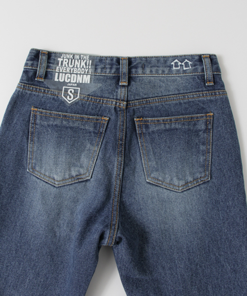LUC DNM （ラックデニム）の「LUCDNM BOYS STRAIGHT（デニムパンツ・レディース・インディゴブルー・MEDIUM/LARGE/SMALL）」の13枚目の写真