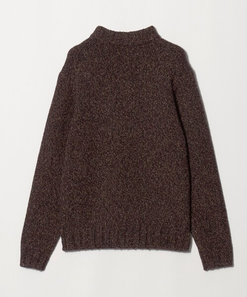 Camoshita(カモシタ)の「<Camoshita>ハイネック ニット(ニット/セーター・メンズ・ダークブラウン/オフホワイト・M/L)」の8枚目の写真