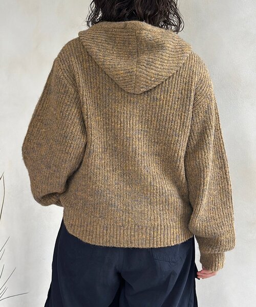 CPCM（シーピーシーエム）の「モヘアライクニットジップパーカー（パーカー・メンズ・イエロー/グリーン/パープル/グレー・SMALL/MEDIUM/LARGE）」の10枚目の写真