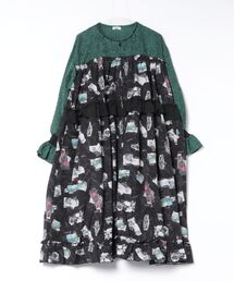 コラージュジャーニーzipワンピース