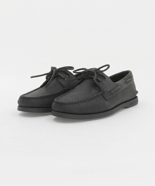 Sperry (スペリー)の「<SPERRY> AUTHENTIC 2EYE BOAT SHOES/シューズ(モカシン/デッキシューズ・メンズ・ブラック・8h/9h/7h/9/8)」の2枚目の写真
