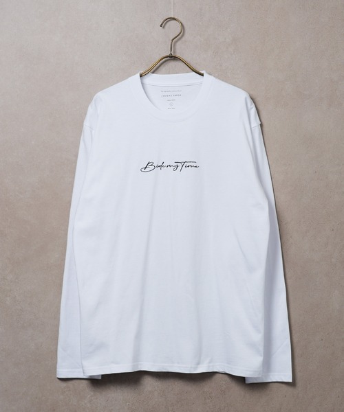 jiggys shop(ジギーズショップ)の「ロゴ刺繍 長袖Tシャツ ロンT カットソー(Tシャツ/カットソー・メンズ・ブラック系その他3/ホワイト系その他/ホワイト系その他2/ホワイト系その他3/ブラック系その他/ブラック系その他2・SMALL/MEDIUM/LARGE/X-LARGE)」の11枚目の写真