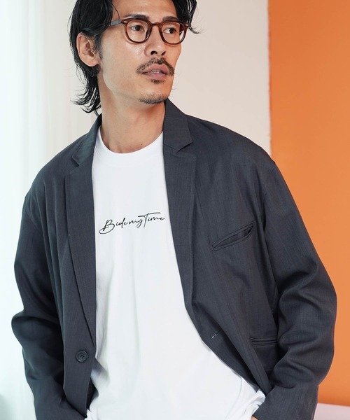jiggys shop(ジギーズショップ)の「ロゴ刺繍 長袖Tシャツ ロンT カットソー(Tシャツ/カットソー・メンズ・ブラック系その他3/ホワイト系その他/ホワイト系その他2/ホワイト系その他3/ブラック系その他/ブラック系その他2・SMALL/MEDIUM/LARGE/X-LARGE)」の12枚目の写真