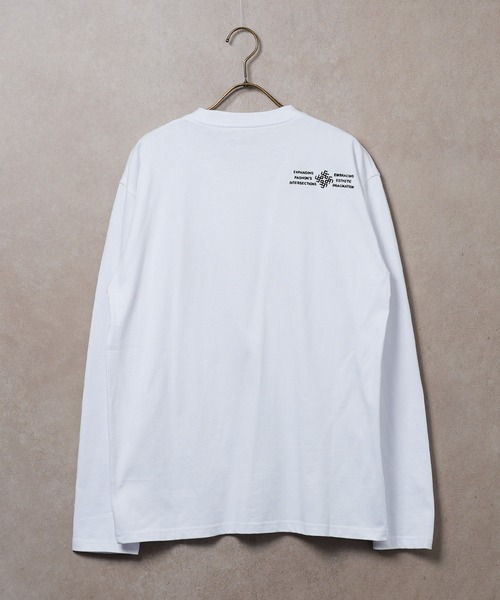 jiggys shop(ジギーズショップ)の「ロゴ刺繍 長袖Tシャツ ロンT カットソー(Tシャツ/カットソー・メンズ・ブラック系その他3/ホワイト系その他/ホワイト系その他2/ホワイト系その他3/ブラック系その他/ブラック系その他2・SMALL/MEDIUM/LARGE/X-LARGE)」の19枚目の写真