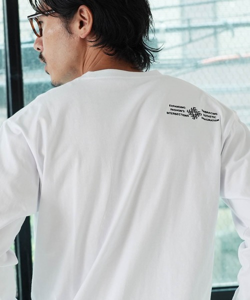 jiggys shop(ジギーズショップ)の「ロゴ刺繍 長袖Tシャツ ロンT カットソー(Tシャツ/カットソー・メンズ・ブラック系その他3/ホワイト系その他/ホワイト系その他2/ホワイト系その他3/ブラック系その他/ブラック系その他2・SMALL/MEDIUM/LARGE/X-LARGE)」の20枚目の写真