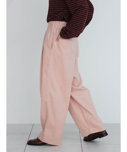 FIKA.(フィーカ)の「Corduroy easy wide pants(その他パンツ・レディース・ピンク系その他2/ブラウン・FREE)」の4枚目の写真