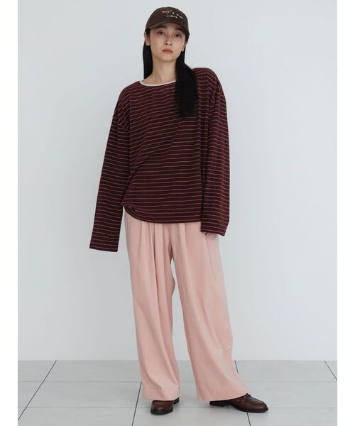 FIKA.(フィーカ)の「Corduroy easy wide pants(その他パンツ・レディース・ピンク系その他2/ブラウン・FREE)」の8枚目の写真