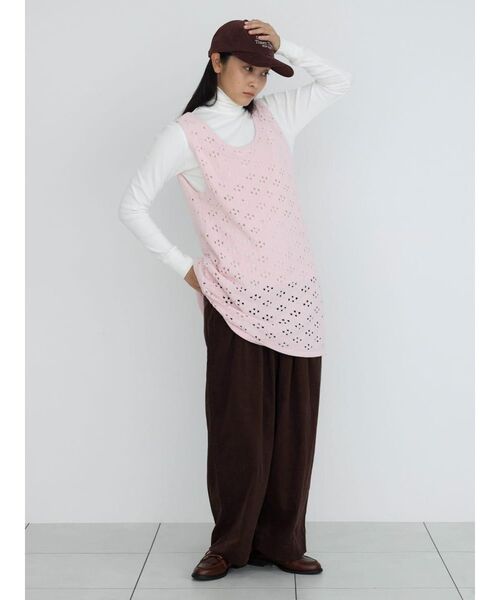 FIKA.(フィーカ)の「Corduroy easy wide pants(その他パンツ・レディース・ピンク系その他2/ブラウン・FREE)」の13枚目の写真