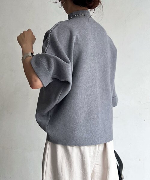 un dix cors(アンディコール)の「ショルダースタッズプルオーバー(ニット/セーター・レディース・オフホワイト/グレー/ブラック・FREE)」の20枚目の写真