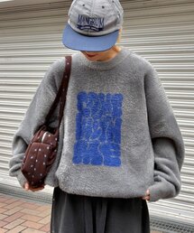 CIAOPANIC TYPY | 【UNISEX】ニュアンスロゴシャギーニット(ニット/セーター)