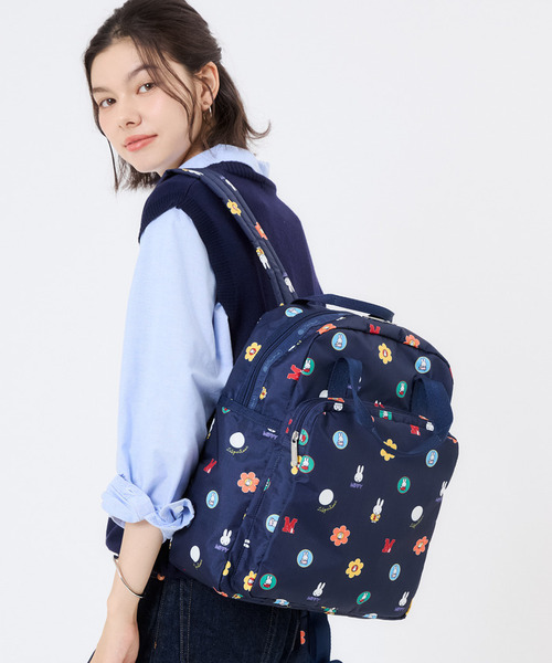 【新品未使用タグ付き】LESPORTSAC リュックパック　紫陽花 LeSportsac｜レスポートサックのバックパック/リュック（花柄
