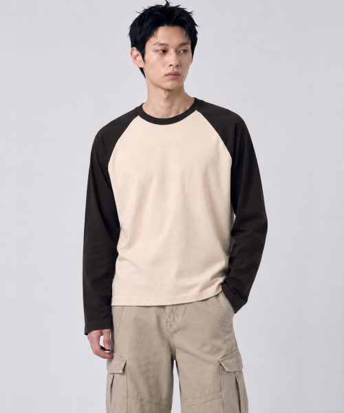 UNDEROFF(アンダーオフ)の「クロップド ラグラン ロングスリーブ Tシャツ クリーム(Tシャツ/カットソー・レディース・クリーム・MEDIUM/LARGE/X-LARGE)」の3枚目の写真