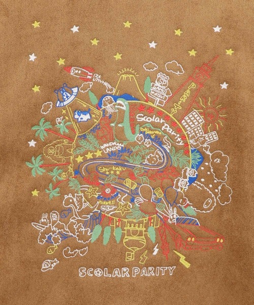 ScoLar Parity(スカラーパリティ)の「363119:Parityキャラ刺繍 フェイクムートンブルゾン(ブルゾン・レディース・ベージュ・M)」の16枚目の写真