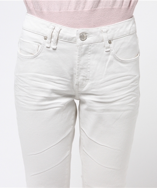 Moname（モナーム）の「【Moname(41161013)】CHARLOTTE TIGHT TAPERED（デニムパンツ・レディース・ホワイト・7号/9号/11号）」の10枚目の写真