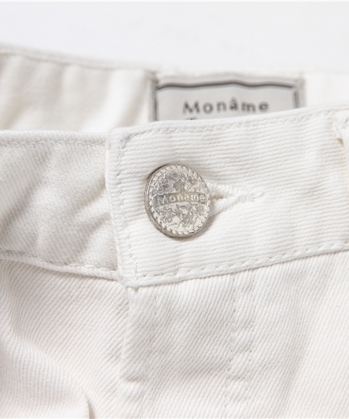 Moname（モナーム）の「【Moname(41161013)】CHARLOTTE TIGHT TAPERED（デニムパンツ・レディース・ホワイト・7号/9号/11号）」の5枚目の写真