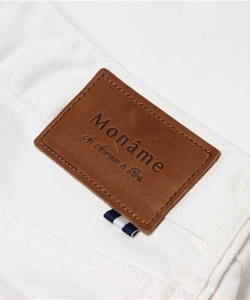 Moname（モナーム）の「【Moname(41161013)】CHARLOTTE TIGHT TAPERED（デニムパンツ・レディース・ホワイト・7号/9号/11号）」の8枚目の写真