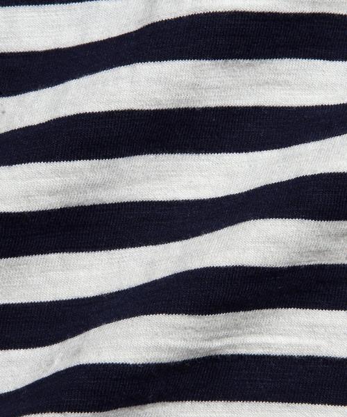 Guess(ゲス)の「<GUESS Originals>×<A$AP Rocky> STRIPE TEE/Tシャツ(Tシャツ/カットソー・メンズ・ネイビー/レッド・LARGE/MEDIUM/SMALL)」の9枚目の写真