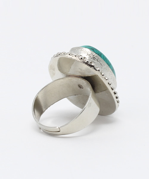 RAGEBLUE（レイジブルー）の「STONE RING/717361（リング・メンズ・ダークブラウン/ライトブルー/ブラック・FREE）」の5枚目の写真