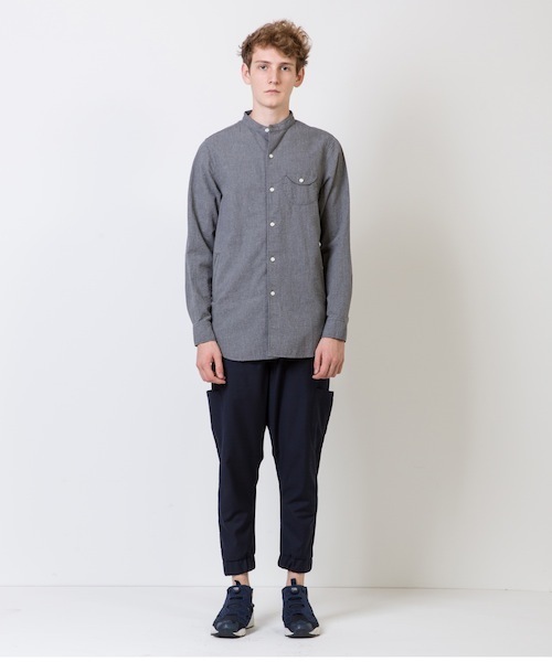 rehacer(レアセル)の「rehacer : Strady Sarouel Pants(スラックス・メンズ・ネイビー/グレー・LARGE/MEDIUM/SMALL)」の20枚目の写真