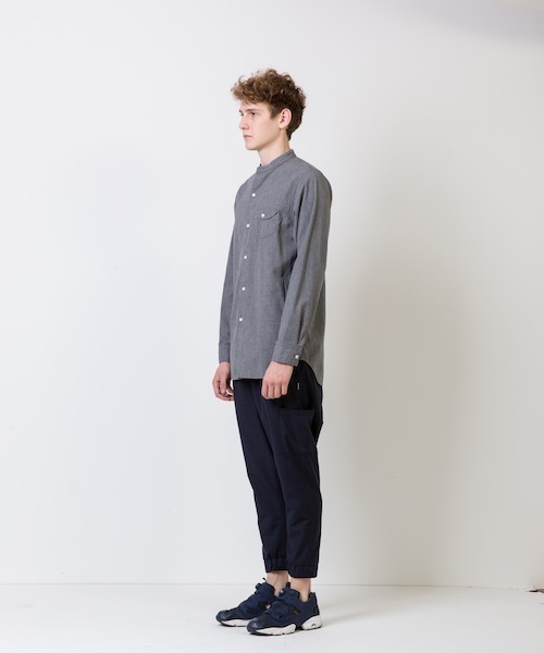 rehacer(レアセル)の「rehacer : Strady Sarouel Pants(スラックス・メンズ・ネイビー/グレー・LARGE/MEDIUM/SMALL)」の21枚目の写真
