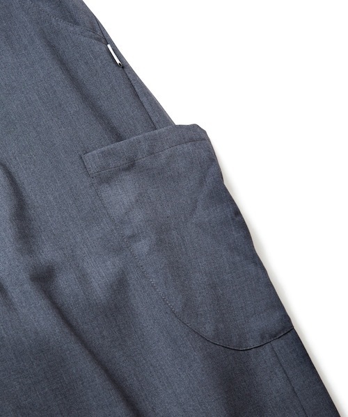 rehacer(レアセル)の「rehacer : Strady Sarouel Pants(スラックス・メンズ・ネイビー/グレー・LARGE/MEDIUM/SMALL)」の14枚目の写真