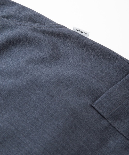 rehacer(レアセル)の「rehacer : Strady Sarouel Pants(スラックス・メンズ・ネイビー/グレー・LARGE/MEDIUM/SMALL)」の15枚目の写真