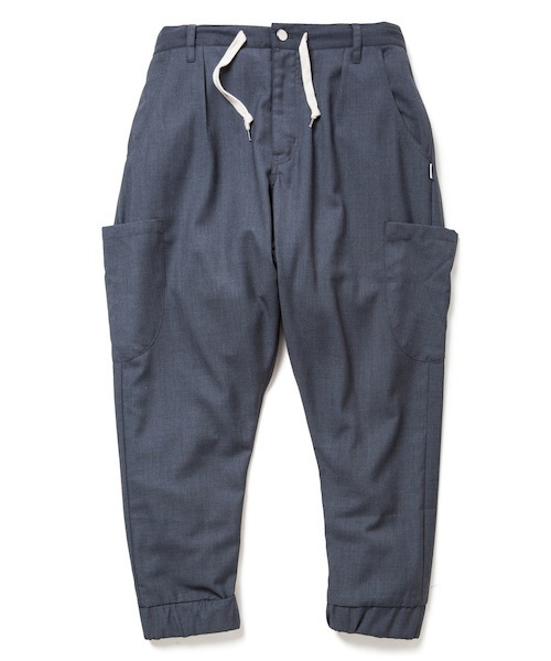rehacer(レアセル)の「rehacer : Strady Sarouel Pants(スラックス・メンズ・ネイビー/グレー・LARGE/MEDIUM/SMALL)」の9枚目の写真