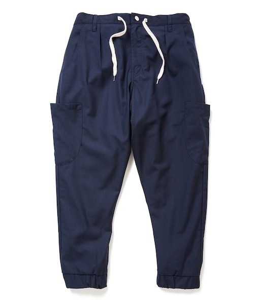 rehacer(レアセル)の「rehacer : Strady Sarouel Pants(スラックス・メンズ・ネイビー/グレー・LARGE/MEDIUM/SMALL)」の10枚目の写真