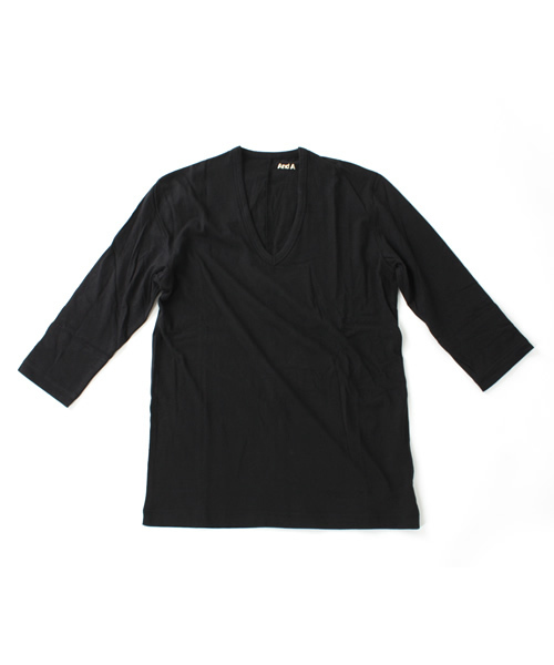 And A（アンドエー）の「モンブラン7分T（Tシャツ/カットソー・メンズ・ブラック/スミクロ/ベージュ系その他/ロイヤルブルー/グレー/ピンク系その他/パープル系その他・42）」の11枚目の写真