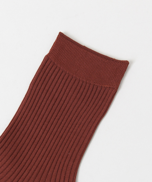 URBAN RESEARCH（アーバンリサーチ）の「エジプト綿リブソックス（ソックス/靴下・レディース・ホワイト/ブラック/ライトグレー/ボルドー・FREE）」の10枚目の写真